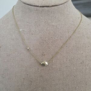 Kendra Scott Gold Faceted Pendant Necklace